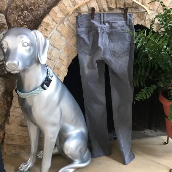 Madewell Gray Skinny Zipped Ankle Mid Rise Jeans Women’s Size 24 - Picture 5 of 8